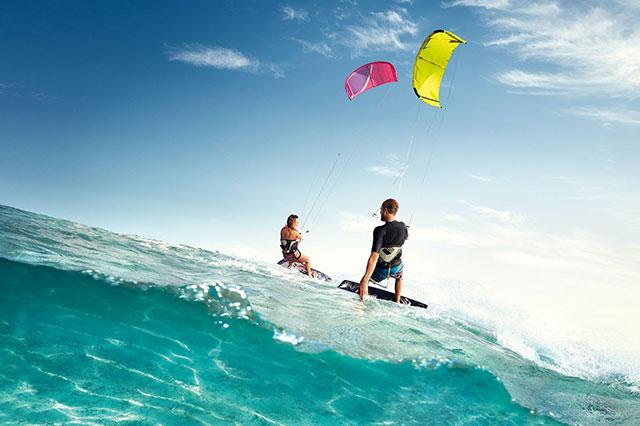 Kitesurfing